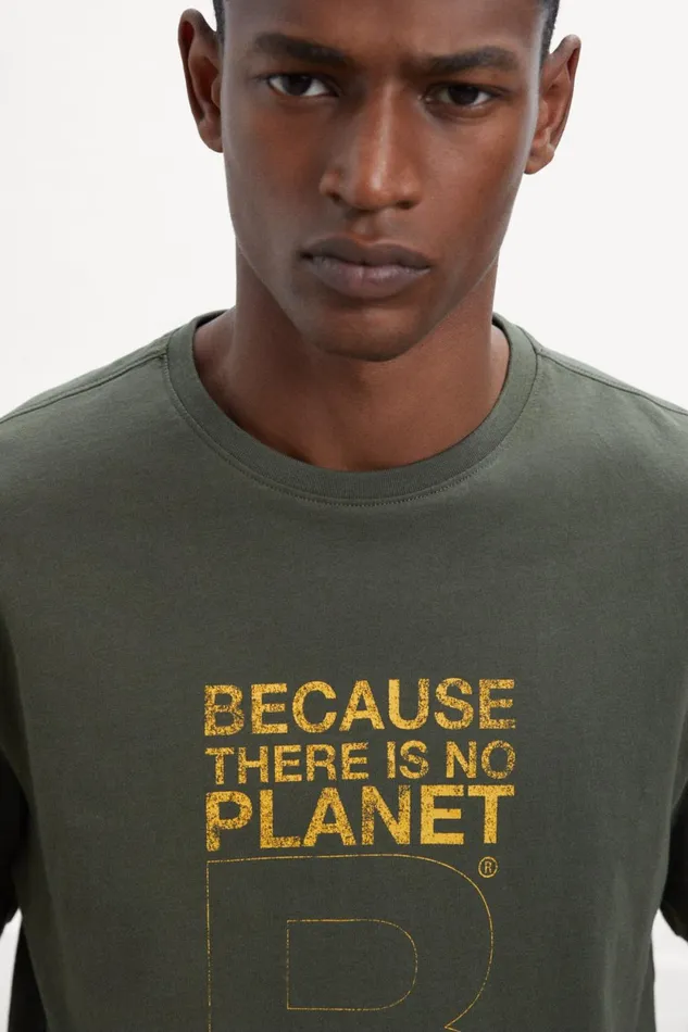 Men Green Great B TShirt Ecoalf TShirts