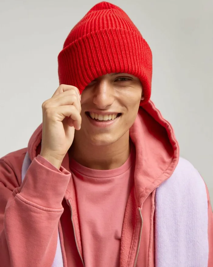 Men Hats Colorful Standard Merino Wool Hat Lava Grey