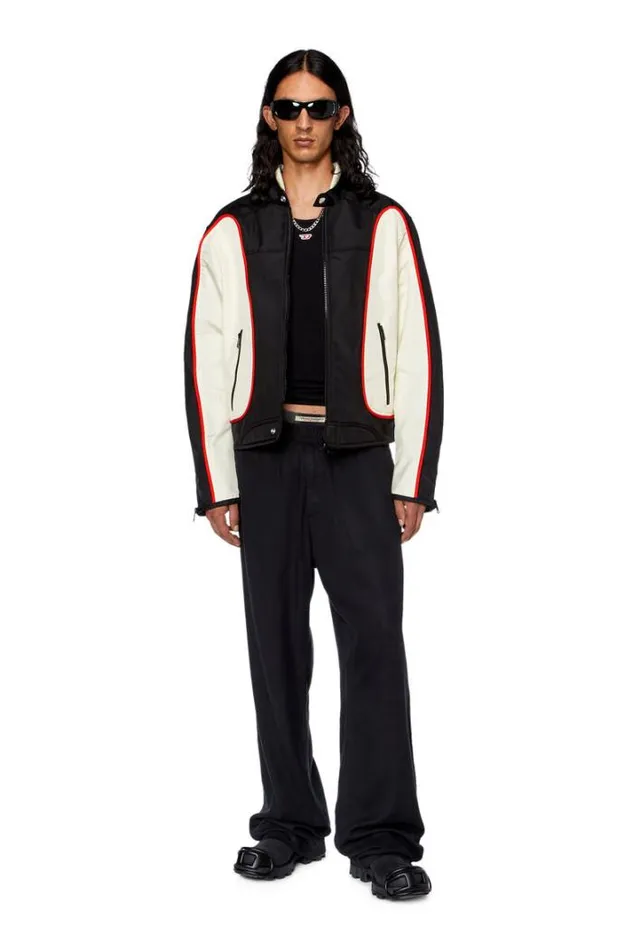 Men JBlink Blackwhite Diesel Outerwear And Jackets