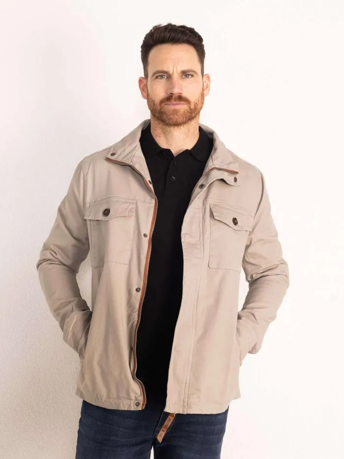 Men Jackets Petrol Industries Field Jacket Wild Dessert