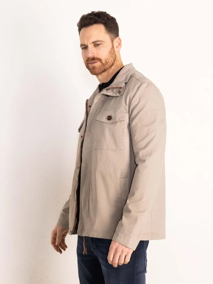 Men Jackets Petrol Industries Field Jacket Wild Dessert