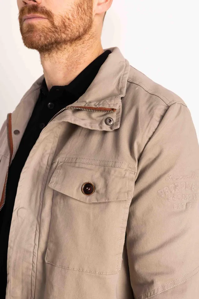 Men Jackets Petrol Industries Field Jacket Wild Dessert