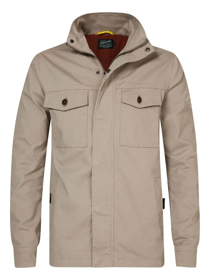 Men Jackets Petrol Industries Field Jacket Wild Dessert