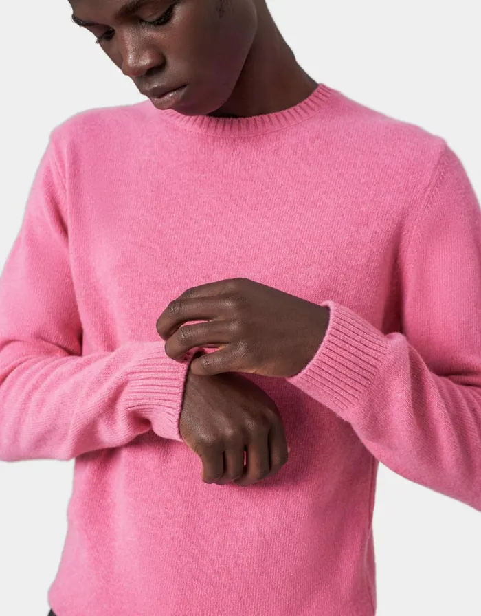 Men Knit Sweaters Colorful Standard Classic Merino Wool Crew Dusty Olive