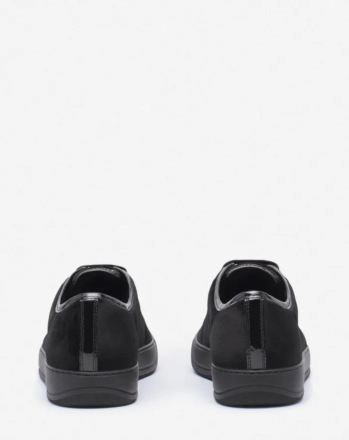 Men Lanvin DBB1 Dbb1 Sneakers In Velvet And Patent Leather Blackblack Men Lanvin DBB1 Dbb1 Sneakers In Velvet And Patent Leather Blackblack