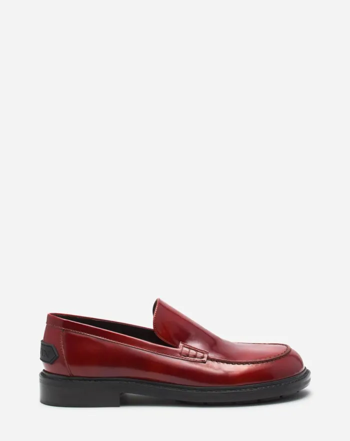 Men Lanvin Loafers and Derbies Spinto Loafers In Smooth Leather Dark Brownblack Men Lanvin Loafers and Derbies Spinto Loafers In Smooth Leather Dark Brownblack