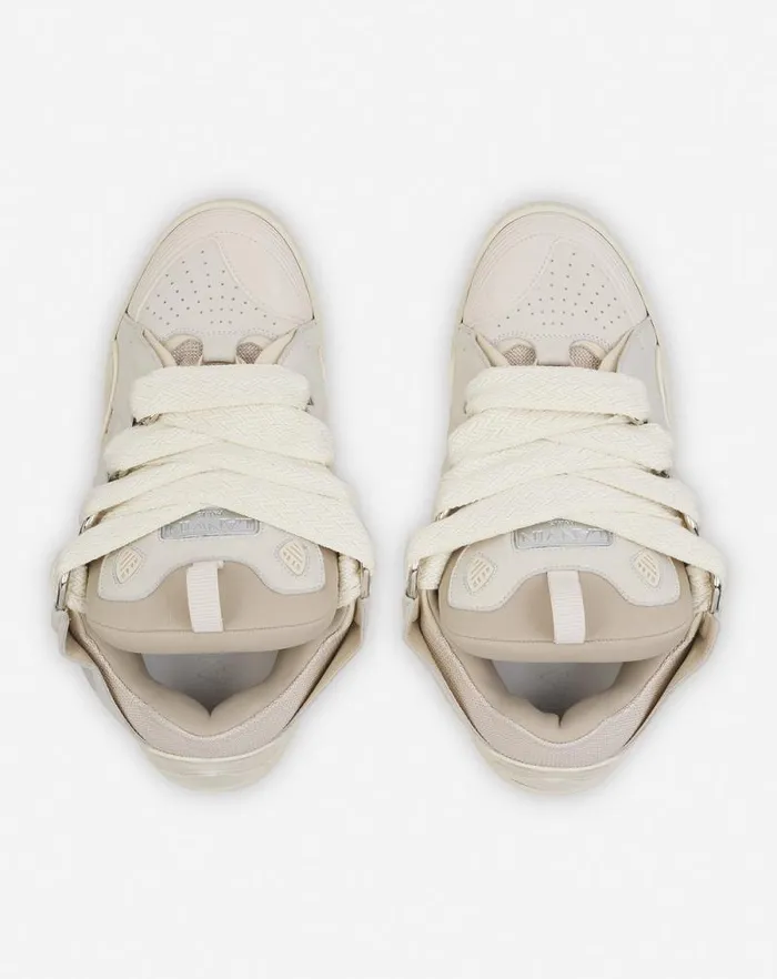 Men Lanvin Sneakers Leather Curb Sneakers Peach Men Lanvin Sneakers Leather Curb Sneakers Peach