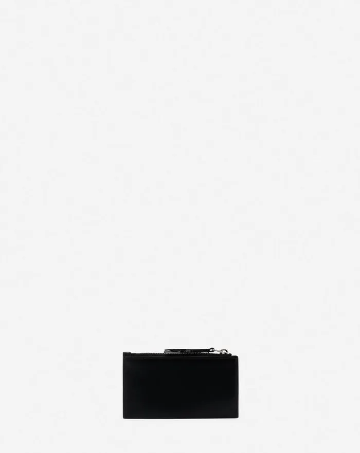 Men Lanvin Wallets and Small Leather Goods Lanvin Signature Leather Cardholder Black Men Lanvin Wallets and Small Leather Goods Lanvin Signature Leather Cardholder Black