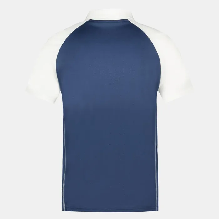 Men Le Coq Sportif Polos Shirts France039s Olympic Team Polo Shirt Insignia Bluemarshmallow