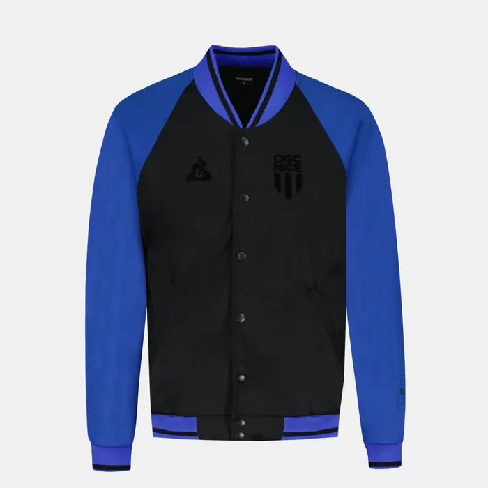 Men Le Coq Sportif Sweatshirts OGC Nice ZipUp Sweatshirtshirt