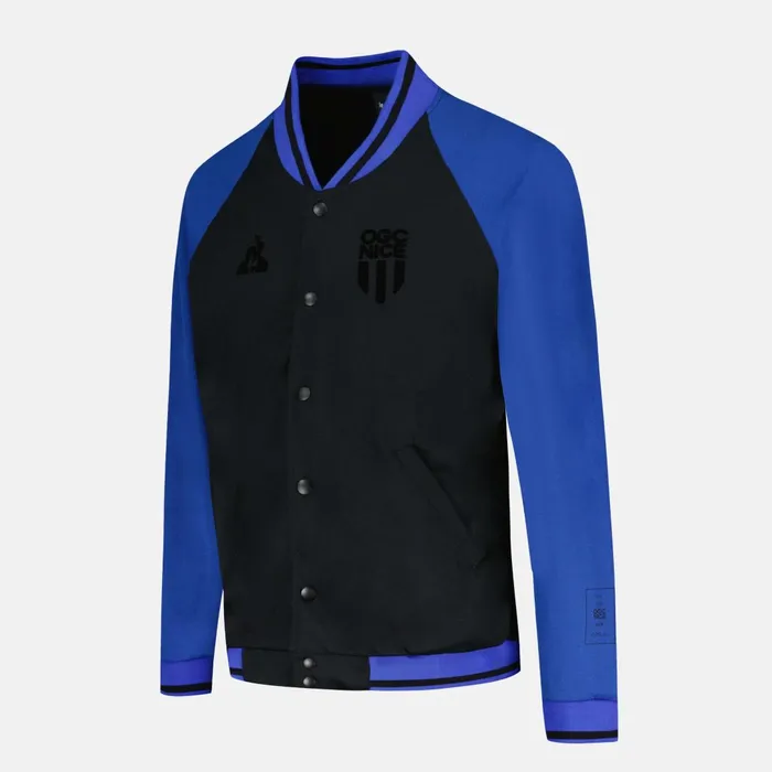 Men Le Coq Sportif Sweatshirts OGC Nice ZipUp Sweatshirtshirt