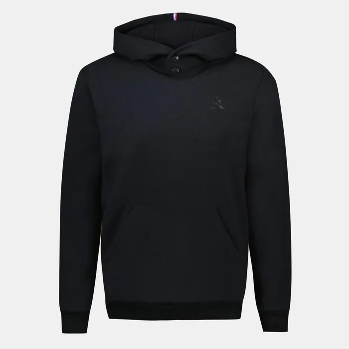 Men Le Coq Sportif Sweatshirts Ton Sur Ton Hoodie Black