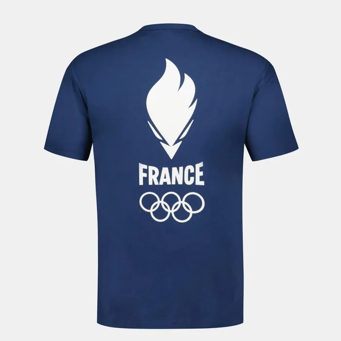 Men Le Coq Sportif Tshirts And Tops France039s Olympic Team TShirt Insignia Blue