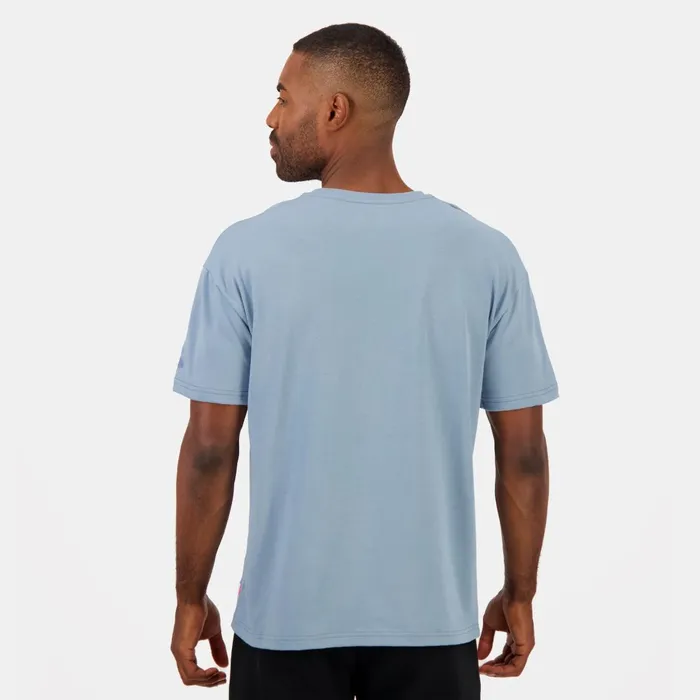 Men Le Coq Sportif Tshirts And Tops Paris 2024 Capsule Tshirt SaintDenis Faded Denim