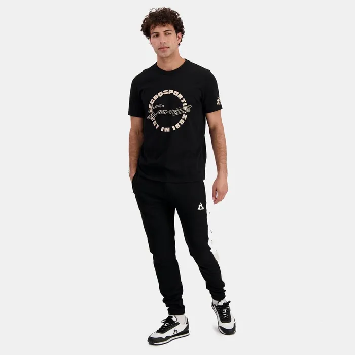 Men Le Coq Sportif Trousers And Joggers Contemporain Pantalon Homme