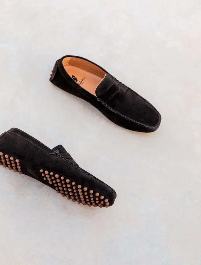 Men Loafers Bobbies Lewis Black