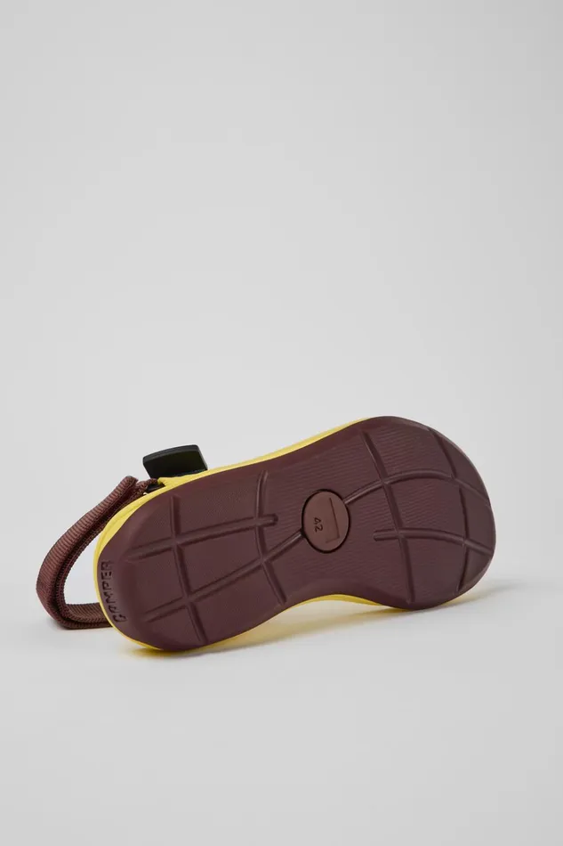 Men Match Yellow Blue And Burgundy Sandals Camper Non Leather Shoes Men Match Yellow Blue And Burgundy Sandals Camper Non Leather Shoes