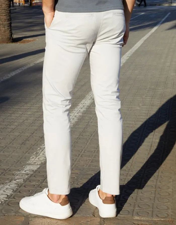 Men Off White Regular Fit Chino Trousers Threadbare Chinos Men Off White Regular Fit Chino Trousers Threadbare Chinos
