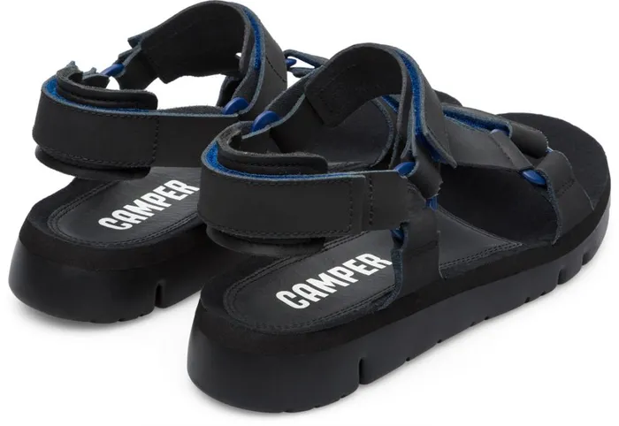 Men Oruga Black Sporty Strap Sandal Camper Casual Shoes Men Oruga Black Sporty Strap Sandal Camper Casual Shoes