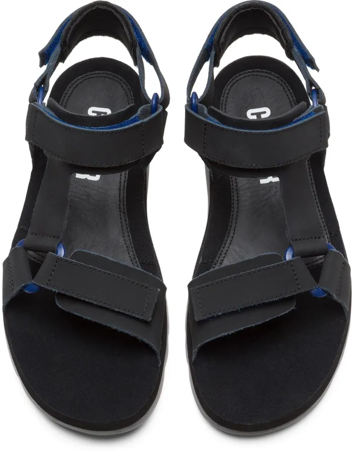 Men Oruga Black Sporty Strap Sandal Camper Casual Shoes Men Oruga Black Sporty Strap Sandal Camper Casual Shoes