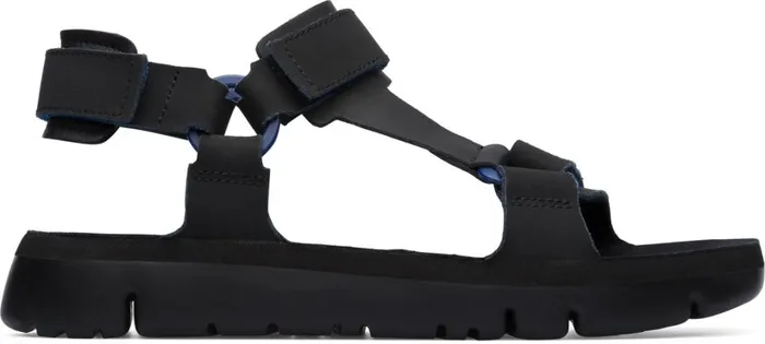 Men Oruga Black Sporty Strap Sandal Camper Casual Shoes Men Oruga Black Sporty Strap Sandal Camper Casual Shoes