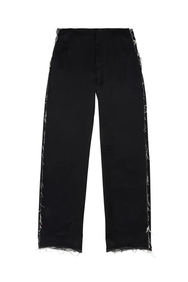 Men PPromFringes Black Diesel Trousers And Shorts Men PPromFringes Black Diesel Trousers And Shorts