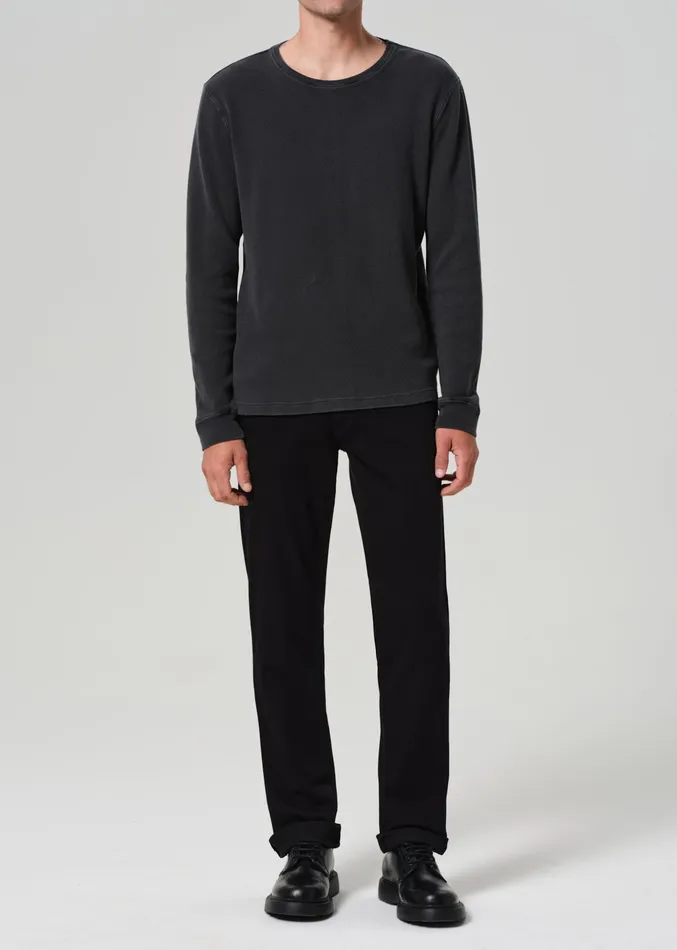 Men Pants Citizens Of Humanity Gage Slim Straight Soft Weft In Black