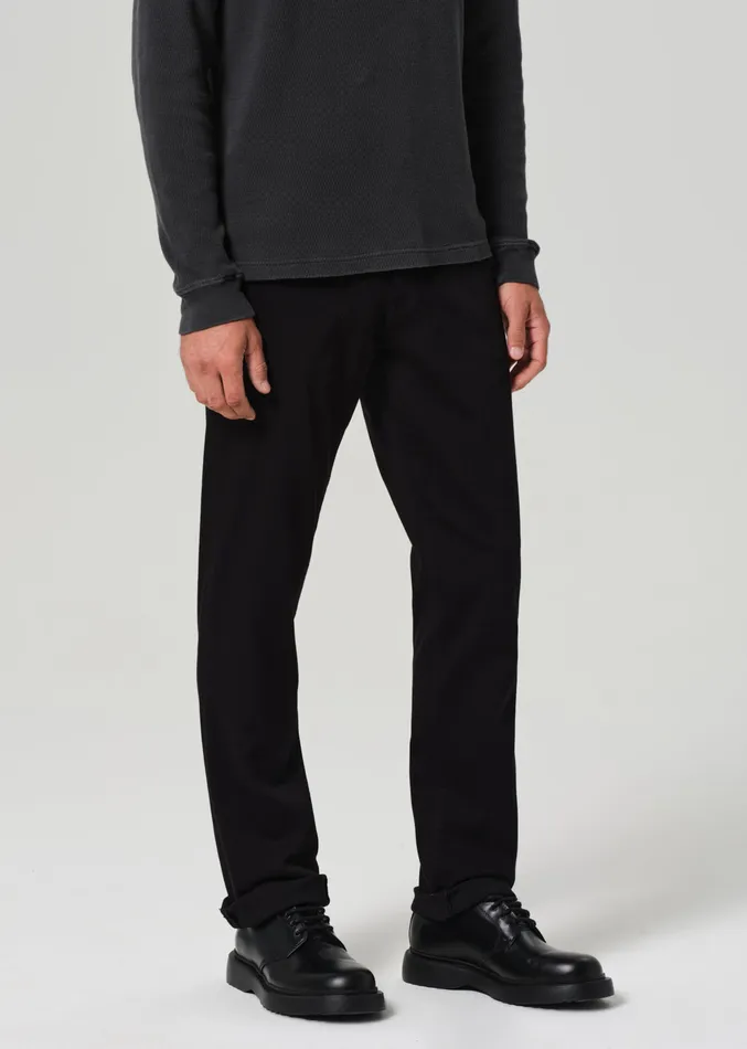 Men Pants Citizens Of Humanity Gage Slim Straight Soft Weft In Black