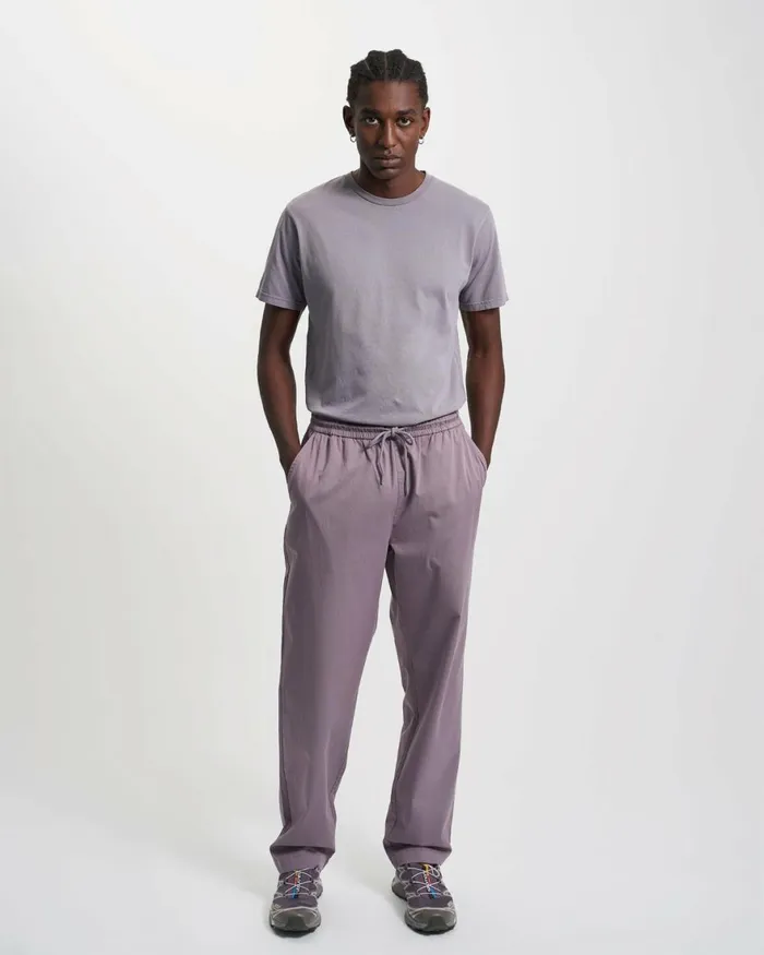 Men Pants Colorful Standard Organic Twill Pants Lava Grey