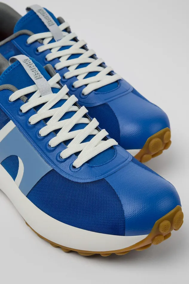 Men Pelotas Athens Blue Textile Sneaker Camper Sneakers