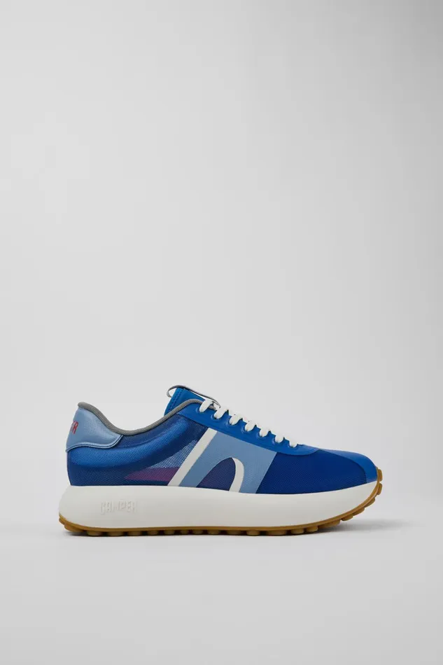 Men Pelotas Athens Blue Textile Sneaker Camper Sneakers Men Pelotas Athens Blue Textile Sneaker Camper Sneakers