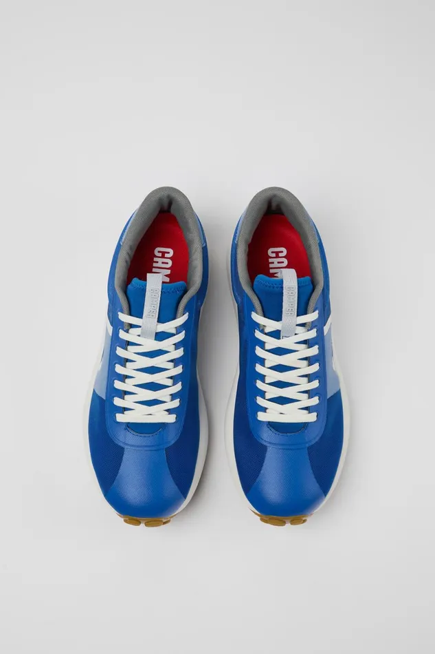 Men Pelotas Athens Blue Textile Sneaker Camper Sneakers Men Pelotas Athens Blue Textile Sneaker Camper Sneakers