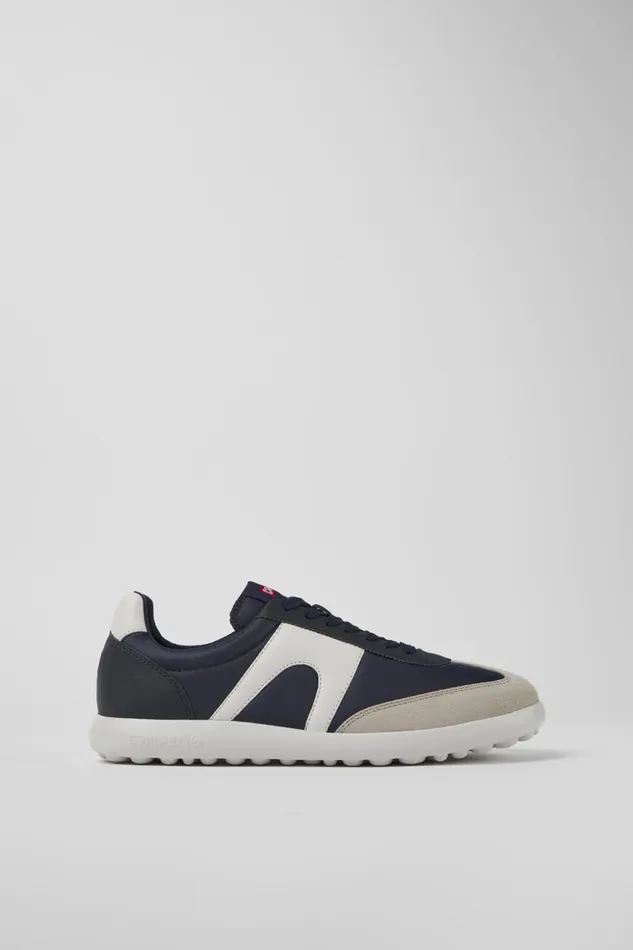 Men Pelotas XLite Blue Textile And Leather Sneakers Camper Sneakers Men Pelotas XLite Blue Textile And Leather Sneakers Camper Sneakers