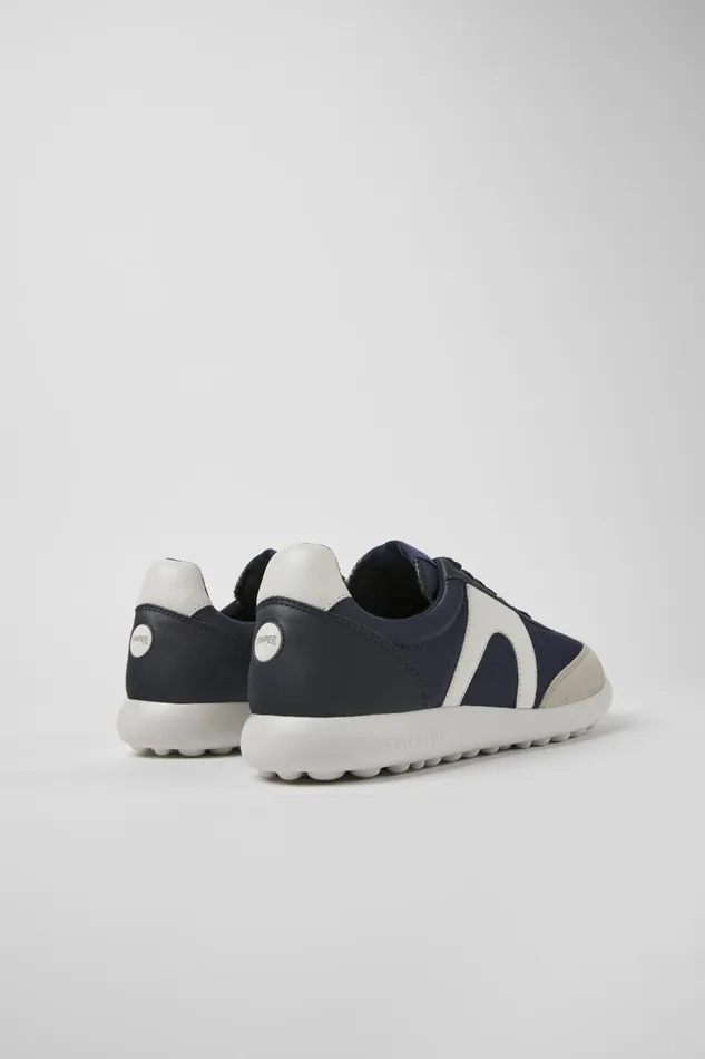 Men Pelotas XLite Blue Textile And Leather Sneakers Camper Sneakers Men Pelotas XLite Blue Textile And Leather Sneakers Camper Sneakers
