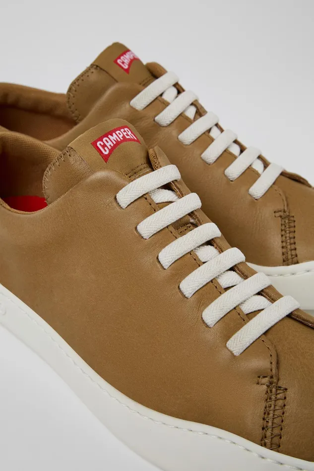 Men Peu Touring Brown Leather Sneaker Camper Sneakers