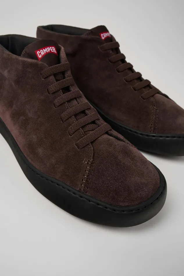 Men Peu Touring Brown Nubuck Sneakers Camper Ankle Boots