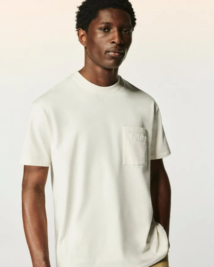 Men Shirts and TShirts From Future Pocket Crewneck TShirt Sand