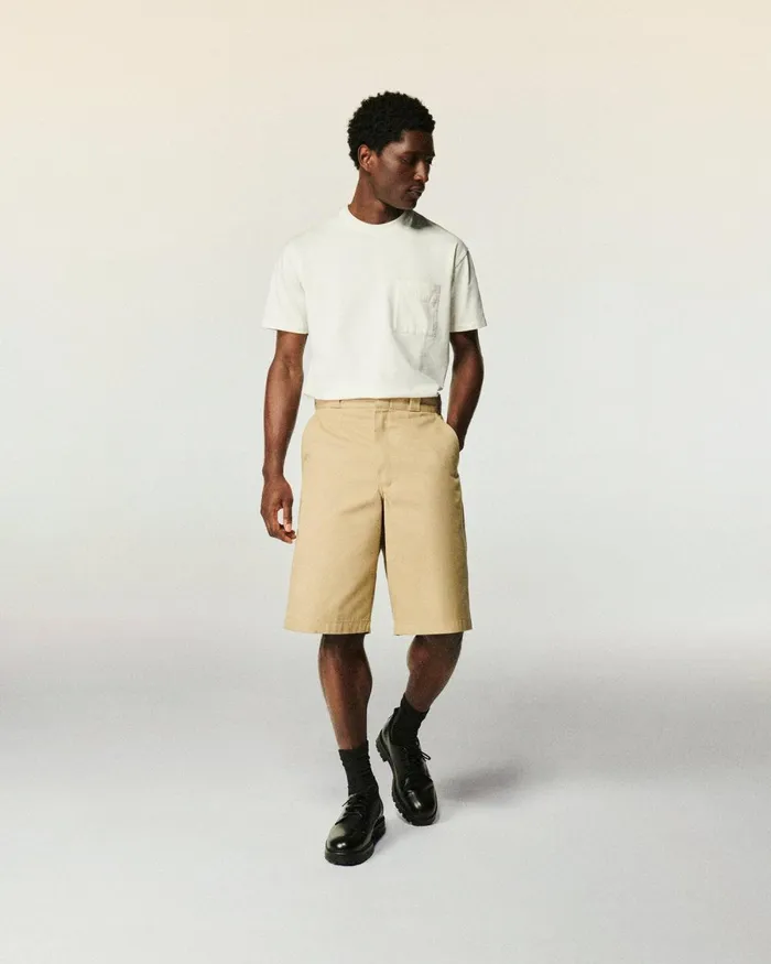 Men Shirts and TShirts From Future Pocket Crewneck TShirt Sand