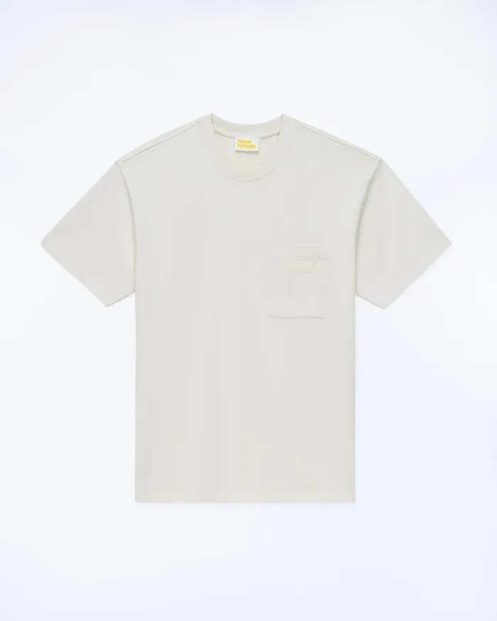 Men Shirts and TShirts From Future Pocket Crewneck TShirt Sand
