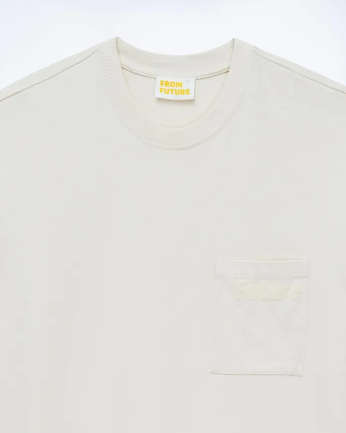 Men Shirts and TShirts From Future Pocket Crewneck TShirt Sand
