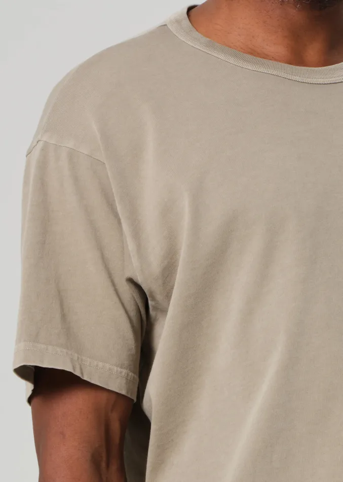 Men Shirts Citizens Of Humanity Box Tee In Pelican