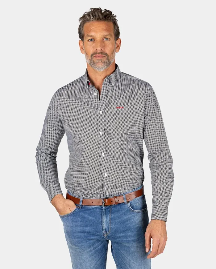 Men Shirts NZA New Zealand Auckland Dark Green Cotton Shirt With Elastane 8211 Gravel Green Men Shirts NZA New Zealand Auckland Dark Green Cotton Shirt With Elastane 8211 Gravel Green