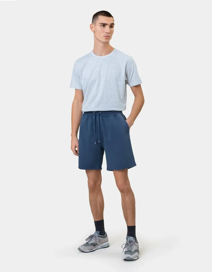 Men Shorts Colorful Standard Classic Organic Sweatshorts Petrol Blue