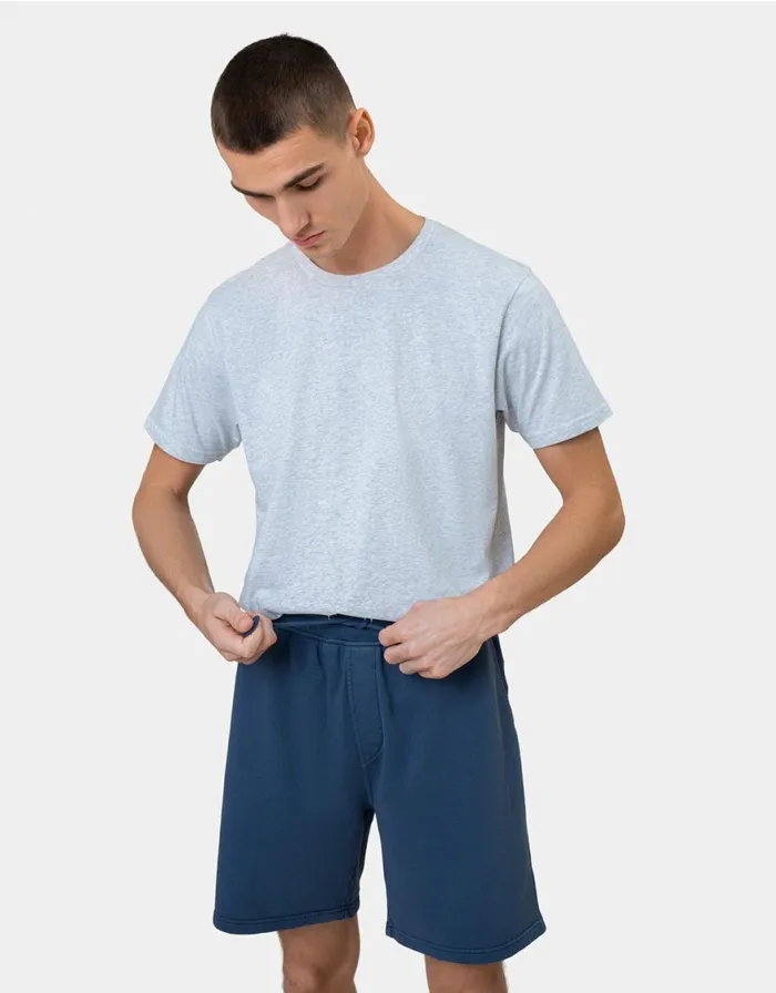 Men Shorts Colorful Standard Classic Organic Sweatshorts Petrol Blue