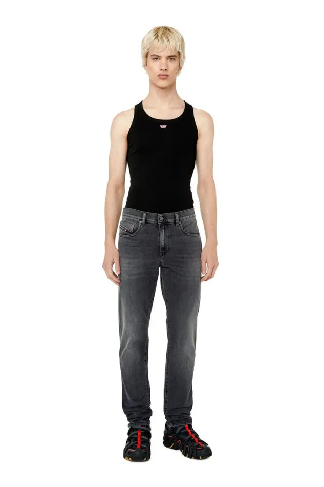 Men Slim Jeans 2019 DStrukt 09e94 Blackdark Grey Diesel Slim