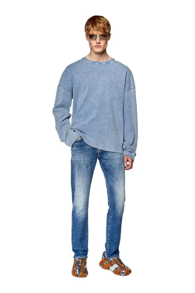 Men Slim Jeans 2019 DStrukt 09g32 Medium Blue Diesel Slim