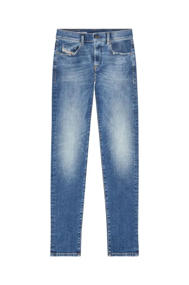 Men Slim Jeans 2019 DStrukt 09g32 Medium Blue Diesel Slim Men Slim Jeans 2019 DStrukt 09g32 Medium Blue Diesel Slim
