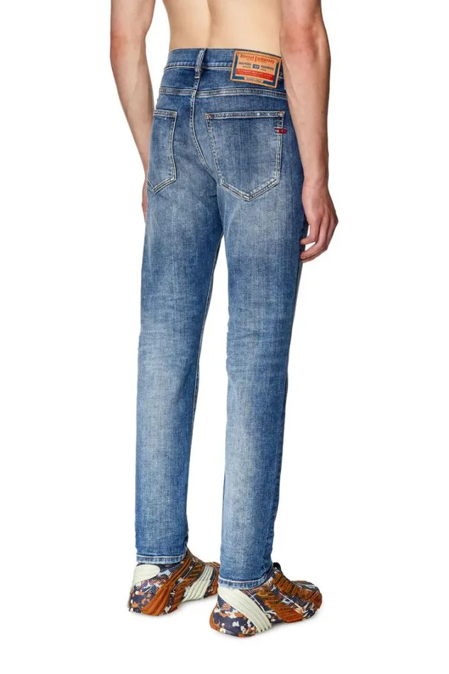Men Slim Jeans 2019 DStrukt 09g32 Medium Blue Diesel Slim Men Slim Jeans 2019 DStrukt 09g32 Medium Blue Diesel Slim