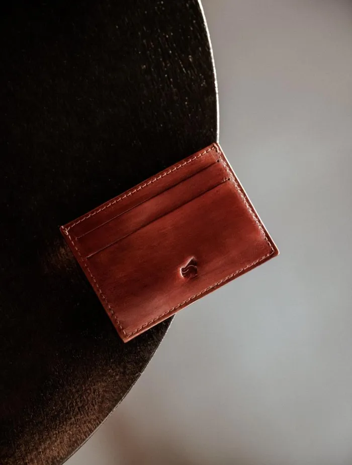 Men Small Leather Goods Bobbies Bermudes Mahogany