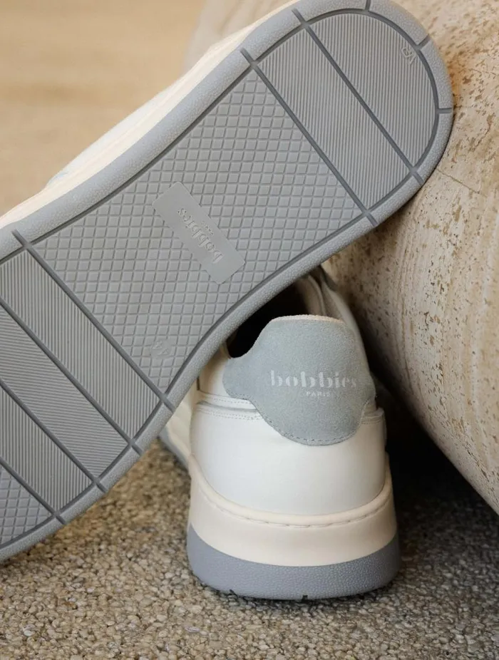 Men Sneakers Bobbies Cyrus Off White and Frosty Blue Men Sneakers Bobbies Cyrus Off White and Frosty Blue